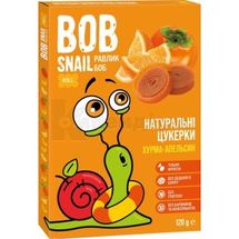 ЦУКЕРКИ НАТУРАЛЬНІ BOB SNAIL (РАВЛИК БОБ) 120 г, хурма-апельсин, хурма-апельсин, № 1; Еко Снек