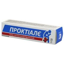 ГЕЛЬ АНТИГЕМОРОЇДАЛЬНИЙ "ПРОКТІАЛЄ" 25 мл; Красота та Здоров'я