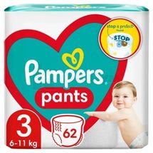 ПІДГУЗНИКИ-ТРУСИКИ ДИТЯЧІ PAMPERS PANTS midi (6-11 кг), № 62; undefined