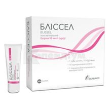 Бліссел гель вагінальний, 50 мкг/г, туба, 10 г, з канюлями одноразовими 10 штук, з канюлями одноразовими 10 шт., № 1; Italfarmaco
