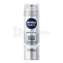 ПІНА ДЛЯ ГОЛІННЯ серії "NIVEA FOR MEN" 200 мл, срібний захист, срібний захист; undefined