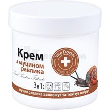 КРЕМ ДЛЯ ОБЛИЧЧЯ, РУК І ТІЛА 3 В 1 серії "ДОМАШНІЙ ДОКТОР" 250 мл, з муцином равлика, з муцином равлика; Ельфа ФФ