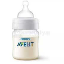 ПЛЯШЕЧКА ПЛАСТИКОВА ДЛЯ ГОДУВАННЯ тм "PHILIPS AVENT" scy100/01  anti-colic, 125 мл, № 1; Філіпс Електронікс ЮК Лімітед