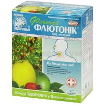 Фіточай "Ключі Здоров'я" № 74, 1,5 г, пакетик, "флютонік (від застуди)", "флютонік (від застуди)", № 20; Ключі Здоров'я