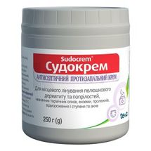 Судокрем крем для зовнішнього застосування, баночка поліпропіленова, 250 г, з контролем розкриття, з контролем розкриття, № 1; Тева Україна