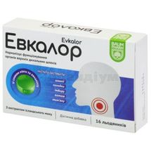 ЕВКАЛОР ЛЬОДЯНИКИ тм БАУМ ФАРМ льодяники, зі смаком м'яти та евкаліпта, зі смаком м'яти та евкаліпта, № 16; Фабрика кондитерська Меркурій