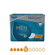 Прокладки урологічні для чоловіків V-подібної форми MoliCare Premium MEN PAD 5 крапель, № 14; Paul Hartmann