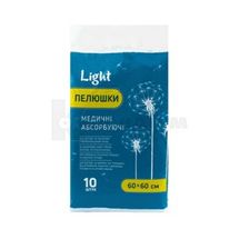 Пелюшка абсорбуюча поглинаюча Light 60 см х 60 см, № 10; Тетафарм