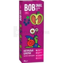 ЦУКЕРКИ НАТУРАЛЬНІ BOB SNAIL (РАВЛИК БОБ) 30 г, яблуко-смородина, яблуко-смородина, № 1; Еко Снек