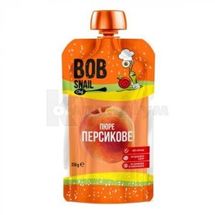 ПЮРЕ ФРУКТОВЕ BOB SNAIL (РАВЛИК БОБ) 250 г, персик, персик, № 1; Еко Снек