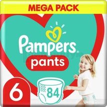 ПІДГУЗНИКИ-ТРУСИКИ ДИТЯЧІ PAMPERS PANTS giant (15+ кг), № 84; undefined