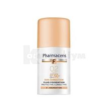 ФЛЮЇД ЗАХИСНИЙ ТОНАЛЬНИЙ "PHARMACERIS F" spf-50+, 30 мл, тон 02, тон 02; Laboratorium Kosmetyczne Dr. Irena Eris