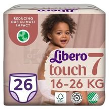 Підгузки-трусики дитячі "Libero Touch" xl plus (7) 16-26 кг, № 26; undefined