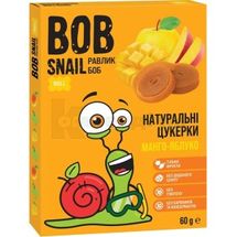 ЦУКЕРКИ НАТУРАЛЬНІ BOB SNAIL (РАВЛИК БОБ) 60 г, яблуко-манго, яблуко-манго, № 1; Еко Снек