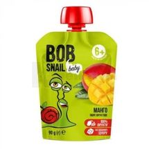 ПЮРЕ ФРУКТОВЕ BOB SNAIL (РАВЛИК БОБ) для дітей, 90 г, манго, манго, № 1; Еко Снек