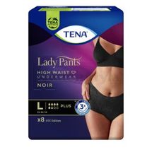 Труси-підгузки для дорослих TENA Lady Pants Plus розмір l, чорні, чорні, № 8; Essity Hygiene and Health