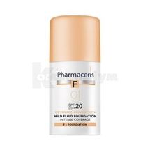 ФЛЮЇД НІЖНИЙ ТОНАЛЬНИЙ "PHARMACERIS F" spf-20, 30 мл, тон 01, слонова кістка, тон 01, слонова кістка; Laboratorium Kosmetyczne Dr. Irena Eris