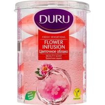 МИЛО ТУАЛЕТНЕ тм DURU FRESH SENSATIONS 100 г, квіткова хмара, квіткова хмара, № 4; Evyap Sabun