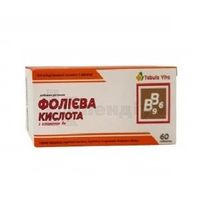 Фолієва кислота з вітаміном B6 таблетки, тм tabula vita, тм tabula vita, № 60; Красота та Здоров'я