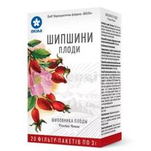 Шипшини плоди плоди, 3 г, фільтр-пакет, в пачці, в пачці, № 20; Віола