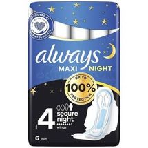 ПРОКЛАДКИ ГІГІЄНІЧНІ ALWAYS CLASSIC maxi night, № 6; Проктер енд Гембл