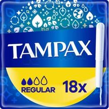 ТАМПОНИ ГІГІЄНІЧНІ TAMPAX regular, № 18; Проктер енд Гембл Україна