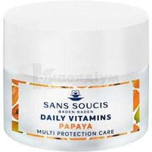 Sans Soucis (Сан Сусі) Daily Vitamins крем для обличчя мультизахисний з папаєю 50 мл, для нормальної та сухої шкіри, д/норм. та сухої шкіри; Інфарма Трейдінг Україна