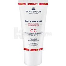 Sans Soucis (Сан Сусі) Daily Vitamins СС крем для втомленої шкіри з гранатом SPF-20 30 мл; Інфарма Трейдінг Україна