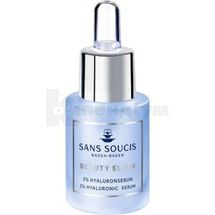 Sans Soucis (Сан Сусі) Beauty Elixir сироватка для обличчя гіалуронова 2% 15 мл; Інфарма Трейдінг Україна