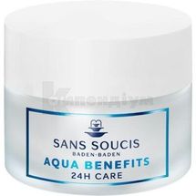 Sans Soucis (Сан Сусі) Aqua Benefits 24h крем для обличчя зволожуючий 50 мл, для нормальної шкіри, для нормальної шкіри; Інфарма Трейдінг Україна