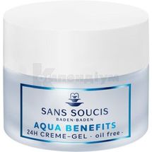 Sans Soucis (Сан Сусі) Aqua Benefits 24h крем-гель для обличчя зволожуючий 50 мл, для нормальної та комбінованої шкіри, д/норм. та комб. шкіри; Інфарма Трейдінг Україна