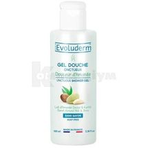 Гель для душу тм "Evoluderm" 100 мл, з мигдальним молоком; С2J EVOLUDERM