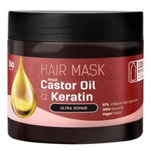 Bio Naturell маска для волосся 295 мл, black castor oil & keratin, black castor oil & keratin; Ельфа ФФ