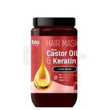 Bio Naturell маска для волосся 946 мл, black castor oil & keratin, black castor oil & keratin; Ельфа ФФ