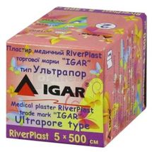 ПЛАСТИР МЕДИЧНИЙ RIVERPLAST "ІГАР" 5 см х 500 см, ультрапор (на нетканій основі), ультрапор (на неткан. осн.), № 1; Changzhou Nanfang MAF