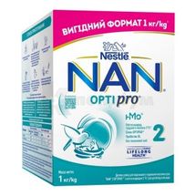 СУМІШ МОЛОЧНА СУХА "NAN® 2 OPTIPRO®" ДЛЯ ДІТЕЙ ВІД 6 МІСЯЦІВ 500 г, № 2; Нестле Україна