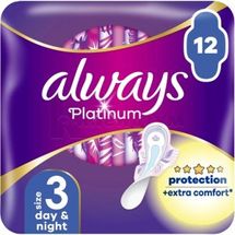 ПРОКЛАДКИ ГІГІЄНІЧНІ ALWAYS PLATINUM COLLECTION ULTRA day & night, № 12; Проктер енд Гембл Україна