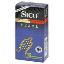 ПРЕЗЕРВАТИВЫ "SICO PEARL" с пупырышками, со смазкой, со смазкой, № 12; CPR Produktions