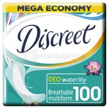 ПРОКЛАДКИ ГИГИЕНИЧЕСКИЕ ЖЕНСКИЕ DISCREET deo water lily, № 100; Procter & Gamble Manufacturing