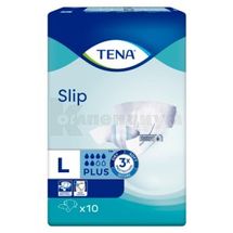 ПОДГУЗНИКИ ДЛЯ ВЗРОСЛЫХ TENA SLIP PLUS LARGE дышащие, дышащие, № 10; SCA Hygiene Products