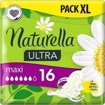 ПРОКЛАДКИ ГИГИЕНИЧЕСКИЕ NATURELLA CAMOMILE ultra maxi, № 16; Procter & Gamble