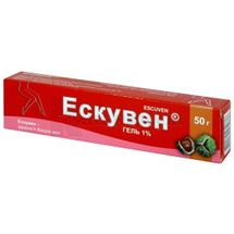 Эскувен гель, 1 %, туба, 50 г, № 1; Юнифарма