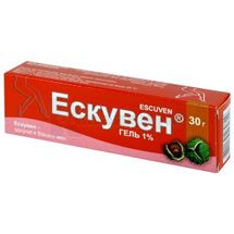 Эскувен гель, 1 %, туба, 30 г, № 1; Юнифарма