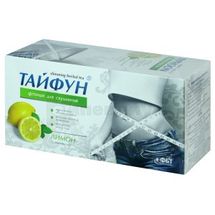 ФИТОЧАЙ "ТАЙФУН" ДЛЯ ПОХУДЕНИЯ 2 г, пакет, со вкусом лимона, со вкусом лимона, № 30; Голден-Фарм