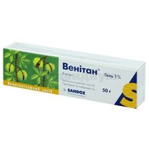 Венитан® гель, 1 %, туба, 50 г, № 1; Sandoz