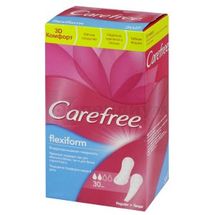 ПРОКЛАДКИ ЖЕНСКИЕ ГИГИЕНИЧЕСКИЕ CAREFREE FLEXI FORM № 30; Johnson & Johnson