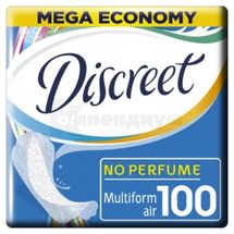 ПРОКЛАДКИ ГИГИЕНИЧЕСКИЕ ЕЖЕДНЕВНЫЕ DISCREET MULTIFORM AIR № 100; Procter & Gamble