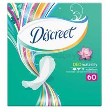 ПРОКЛАДКИ ГИГИЕНИЧЕСКИЕ ЕЖЕДНЕВНЫЕ DISCREET MULTIFORM DEO WATER LILY № 60; Procter & Gamble