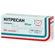 Нитресан таблетки, 20 мг, блистер, № 30; PRO.MED.CS Praha a.s.