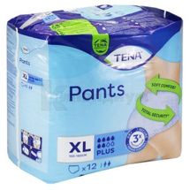 ПОДГУЗНИКИ ДЛЯ ВЗРОСЛЫХ "TENA PANTS PLUS" ДЛЯ ЗАЩИТЫ ПРИ НЕДЕРЖАНИИ xl, № 12; SCA Hygiene Products